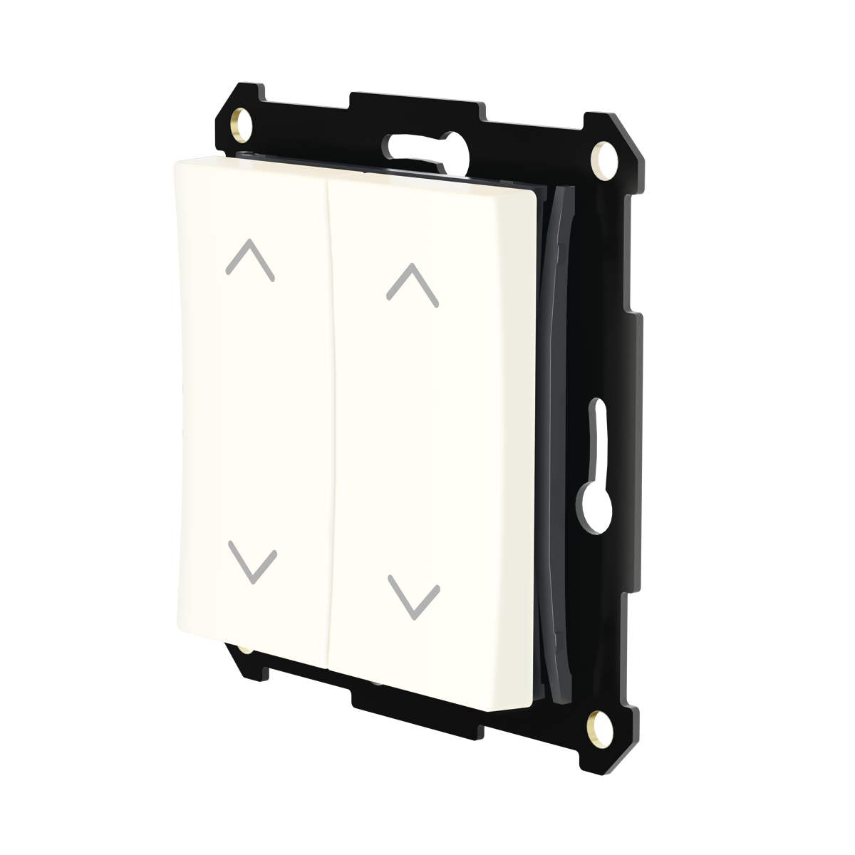 Plejd Pulsdrukker serie Bluetooth wandzender 'OP/NEER' jaloezie/rolluik wit WPH-01-A-55W